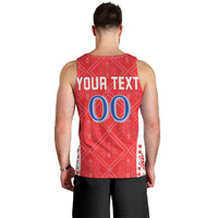 Custom Moldova Football Men Tank Top Tricolorii Tree Of Life Red Version - Wonder Print Shop