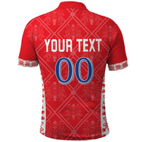 Custom Moldova Football Polo Shirt Tricolorii Tree Of Life Red Version - Wonder Print Shop