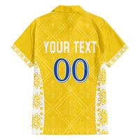 Custom Moldova Football Family Matching Tank Maxi Dress and Hawaiian Shirt Tricolorii Tree Of Life Yellow Version - Wonder Print Shop