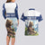 Personalized Finland Couples Matching Long Sleeve Bodycon Dress and Hawaiian Shirt Brown Bear With Lily Of The Valley - Wonder Print Shop