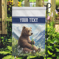 Personalized Finland Garden Flag Brown Bear With Lily Of The Valley - Wonder Print Shop