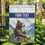 Personalized Finland Garden Flag Brown Bear With Lily Of The Valley - Wonder Print Shop