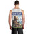 Personalized Finland Men Tank Top Brown Bear With Lily Of The Valley - Wonder Print Shop