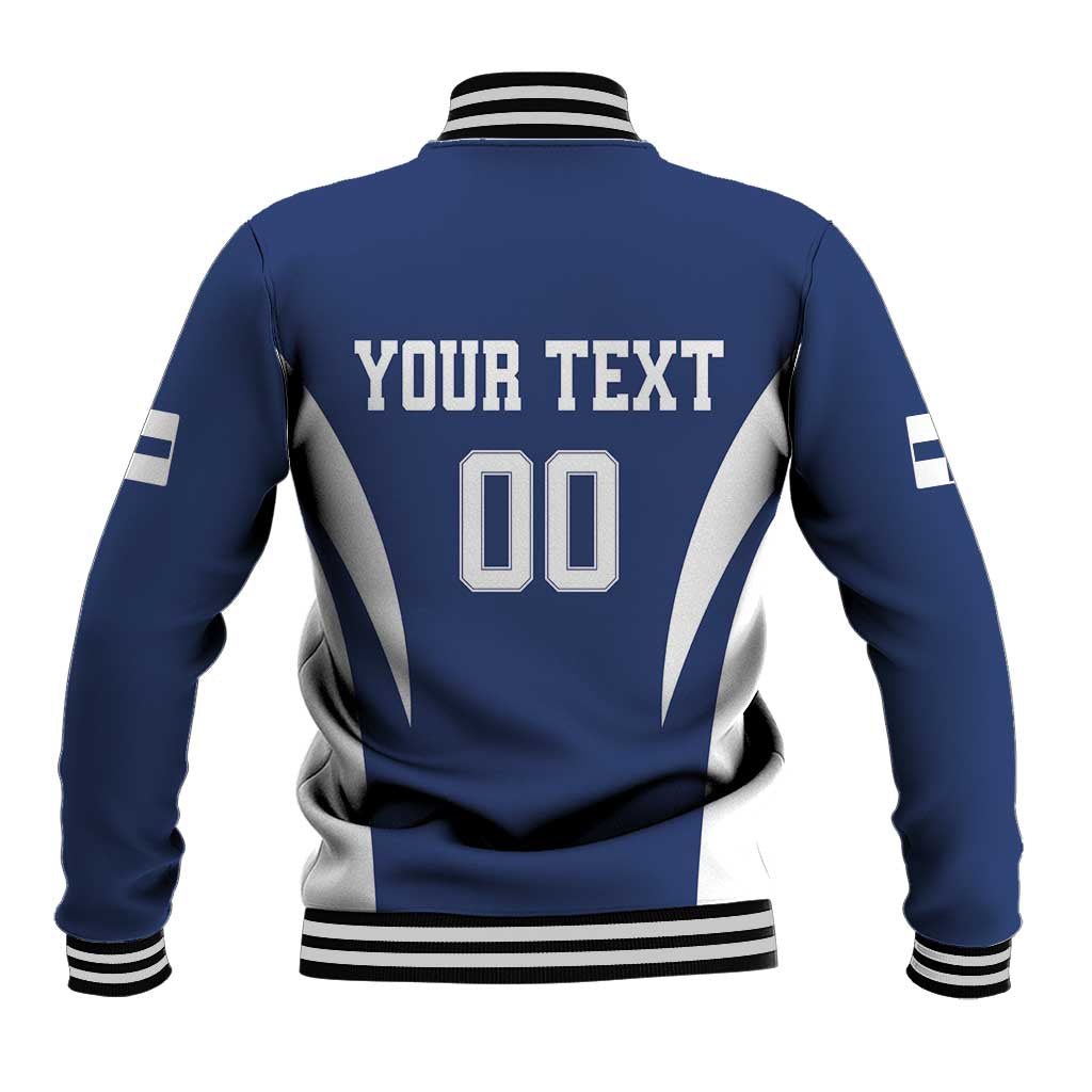 Custom Finland Hockey Baseball Jacket Suomi Leijonat Mascot - Wonder Print Shop