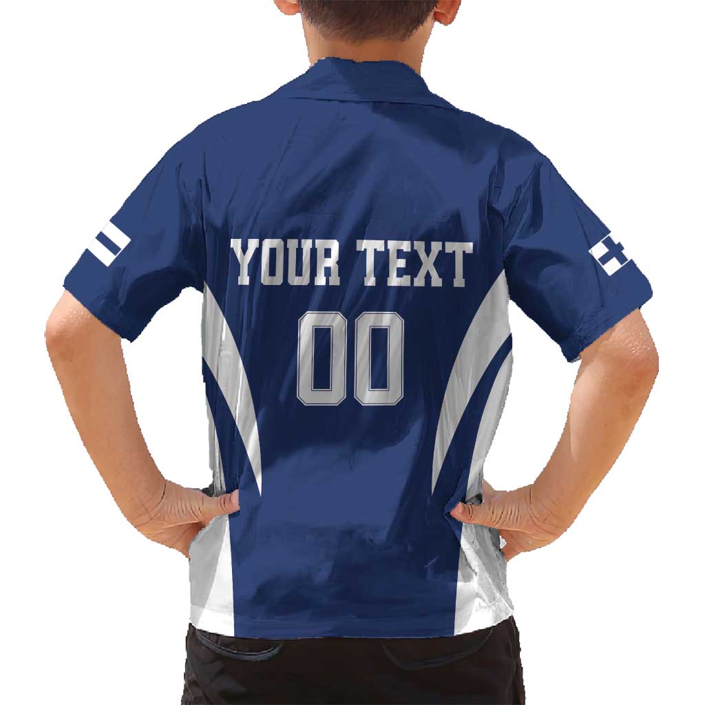 Custom Finland Hockey Family Matching Tank Maxi Dress and Hawaiian Shirt Suomi Leijonat Mascot - Wonder Print Shop