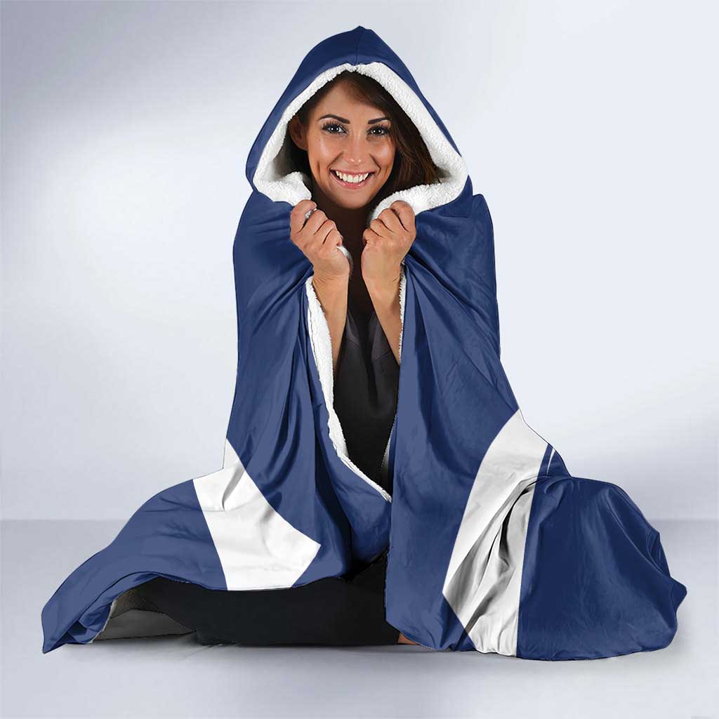 Custom Finland Hockey Hooded Blanket Suomi Leijonat Mascot