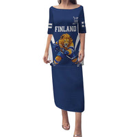 Custom Finland Hockey Puletasi Suomi Leijonat Mascot - Wonder Print Shop