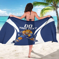 Custom Finland Hockey Sarong Suomi Leijonat Mascot - Wonder Print Shop