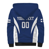 Custom Finland Hockey Sherpa Hoodie Suomi Leijonat Mascot - Wonder Print Shop