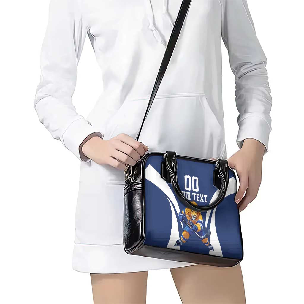 Custom Finland Hockey Shoulder Handbag Suomi Leijonat Mascot