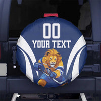 Custom Finland Hockey Spare Tire Cover Suomi Leijonat Mascot - Wonder Print Shop