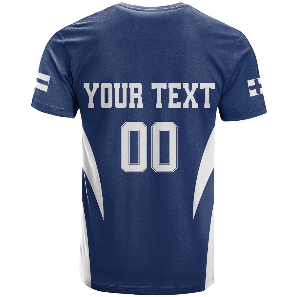 Custom Finland Hockey T Shirt Suomi Leijonat Mascot - Wonder Print Shop