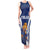 Custom Finland Hockey Tank Maxi Dress Suomi Leijonat Mascot - Wonder Print Shop