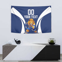 Custom Finland Hockey Tapestry Suomi Leijonat Mascot - Wonder Print Shop