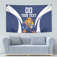 Custom Finland Hockey Tapestry Suomi Leijonat Mascot - Wonder Print Shop