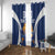 Custom Finland Hockey Window Curtain Suomi Leijonat Mascot - Wonder Print Shop
