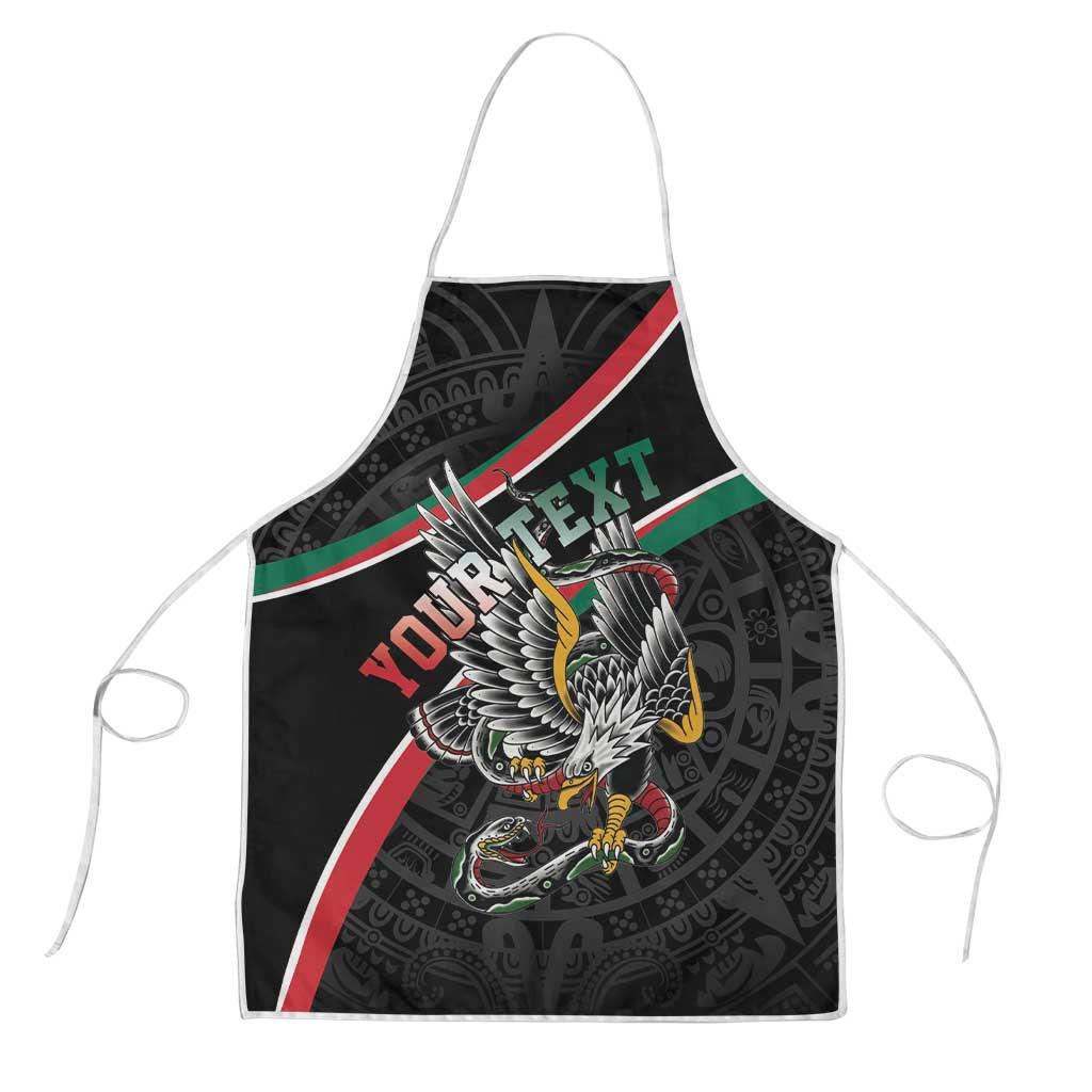 Mexico Eagle Spirit Personalized Apron Ancient Aztec Pattern - Wonder Print Shop