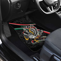 Mexico Eagle Spirit Personalized Car Mats Ancient Aztec Pattern - Wonder Print Shop