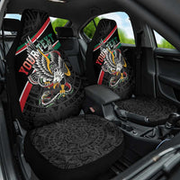 Mexico Eagle Spirit Personalized Car Seat Cover Ancient Aztec Pattern - Wonder Print Shop