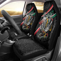 Mexico Eagle Spirit Personalized Car Seat Cover Ancient Aztec Pattern - Wonder Print Shop