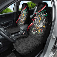 Mexico Eagle Spirit Personalized Car Seat Cover Ancient Aztec Pattern - Wonder Print Shop
