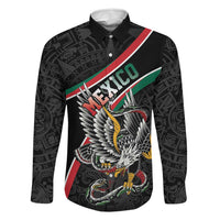 Mexico Eagle Spirit Personalized Family Matching Puletasi and Hawaiian Shirt Ancient Aztec Pattern - Wonder Print Shop