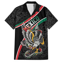 Mexico Eagle Spirit Personalized Hawaiian Shirt Ancient Aztec Pattern - Wonder Print Shop