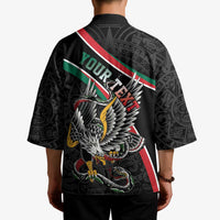 Mexico Eagle Spirit Personalized Kimono Ancient Aztec Pattern - Wonder Print Shop