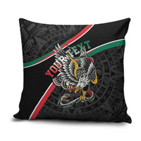 Mexico Eagle Spirit Personalized Pillow Cover Ancient Aztec Pattern - Wonder Print Shop