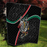 Mexico Eagle Spirit Personalized Quilt Ancient Aztec Pattern - Wonder Print Shop