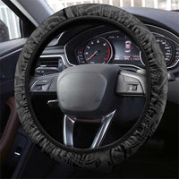 Mexico Eagle Spirit Steering Wheel Cover Ancient Aztec Pattern - Wonder Print Shop