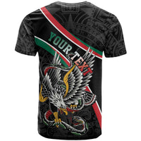 Mexico Eagle Spirit Personalized T Shirt Ancient Aztec Pattern - Wonder Print Shop
