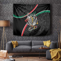 Mexico Eagle Spirit Personalized Tapestry Ancient Aztec Pattern - Wonder Print Shop