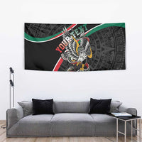 Mexico Eagle Spirit Personalized Tapestry Ancient Aztec Pattern - Wonder Print Shop