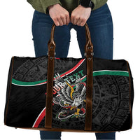Mexico Eagle Spirit Personalized Travel Bag Ancient Aztec Pattern - Wonder Print Shop