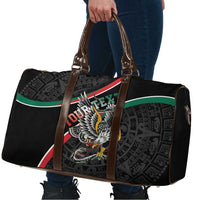 Mexico Eagle Spirit Personalized Travel Bag Ancient Aztec Pattern - Wonder Print Shop