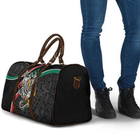 Mexico Eagle Spirit Personalized Travel Bag Ancient Aztec Pattern - Wonder Print Shop