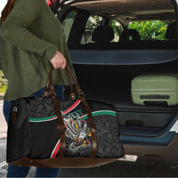 Mexico Eagle Spirit Personalized Travel Bag Ancient Aztec Pattern - Wonder Print Shop