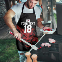 Custom South Korea Football Apron Taegeuk Warriors Spirit - Wonder Print Shop