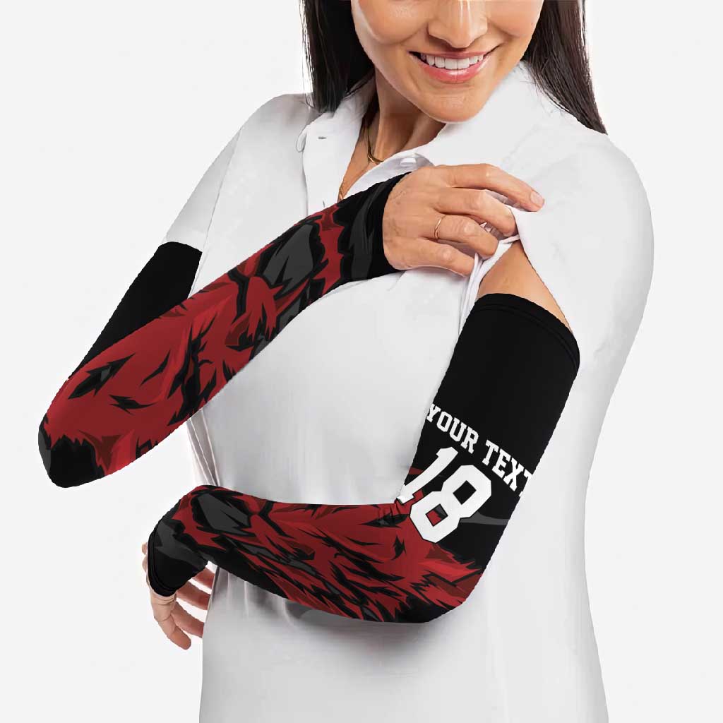 Custom South Korea Football Arm Sleeves Taegeuk Warriors Spirit - Wonder Print Shop