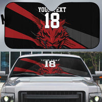 Custom South Korea Football Auto Sun Shade Taegeuk Warriors Spirit - Wonder Print Shop