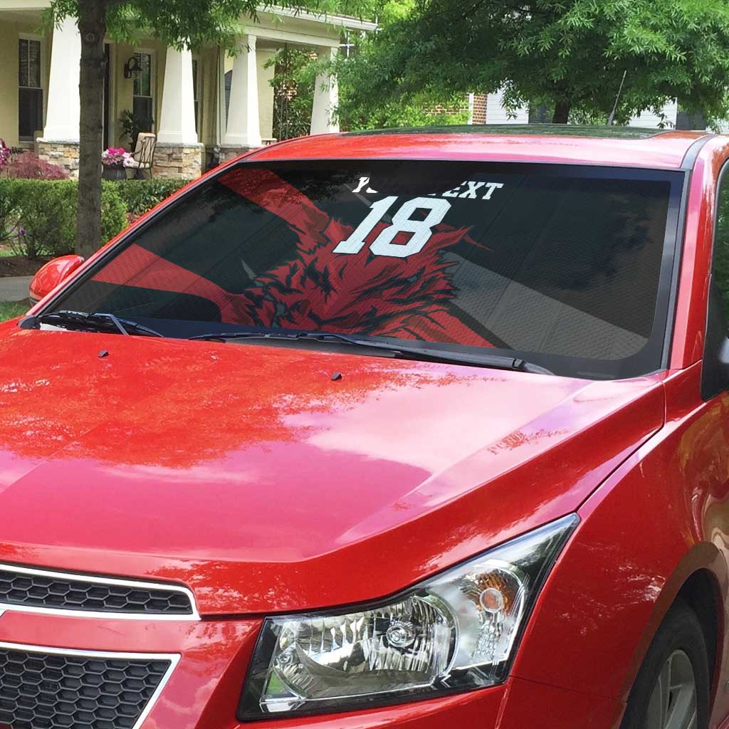 Custom South Korea Football Auto Sun Shade Taegeuk Warriors Spirit - Wonder Print Shop