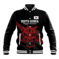 Custom South Korea Football Baseball Jacket Taegeuk Warriors Spirit - Wonder Print Shop