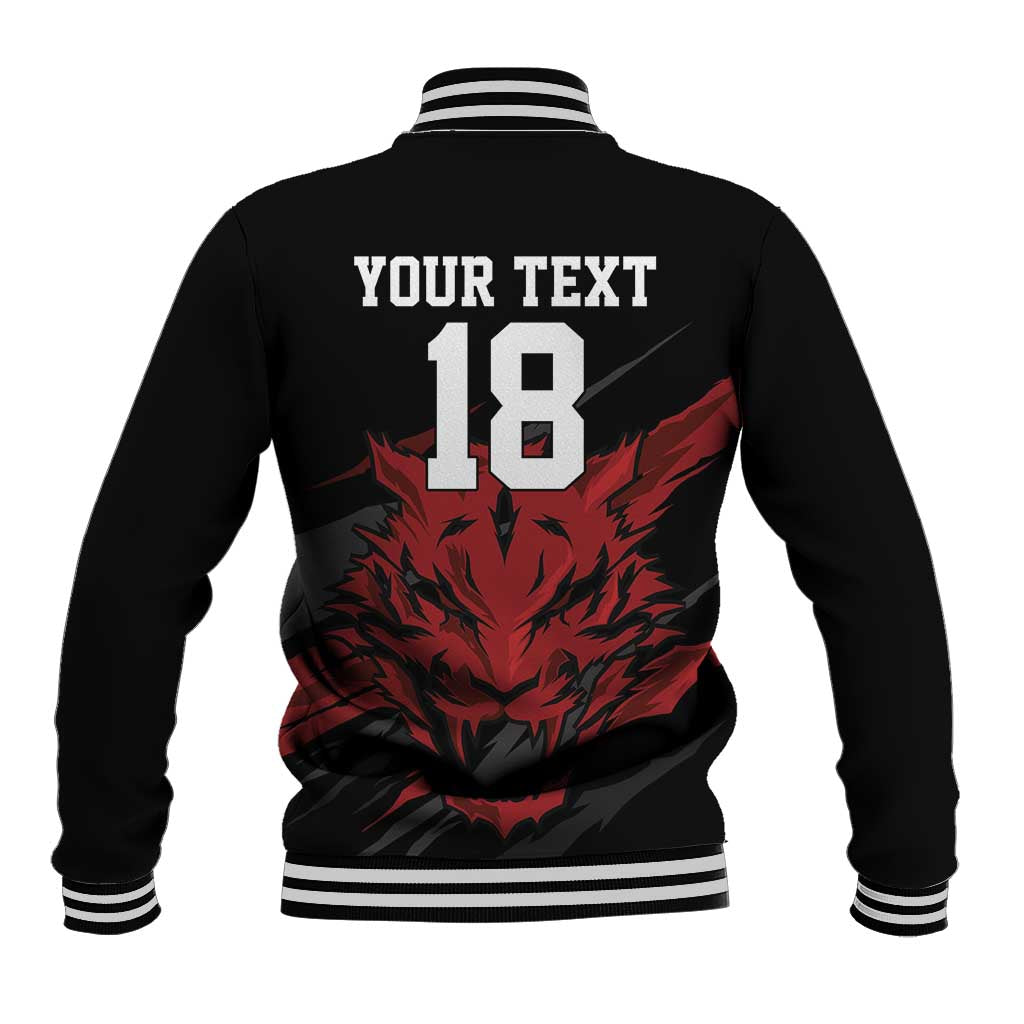 Custom South Korea Football Baseball Jacket Taegeuk Warriors Spirit - Wonder Print Shop