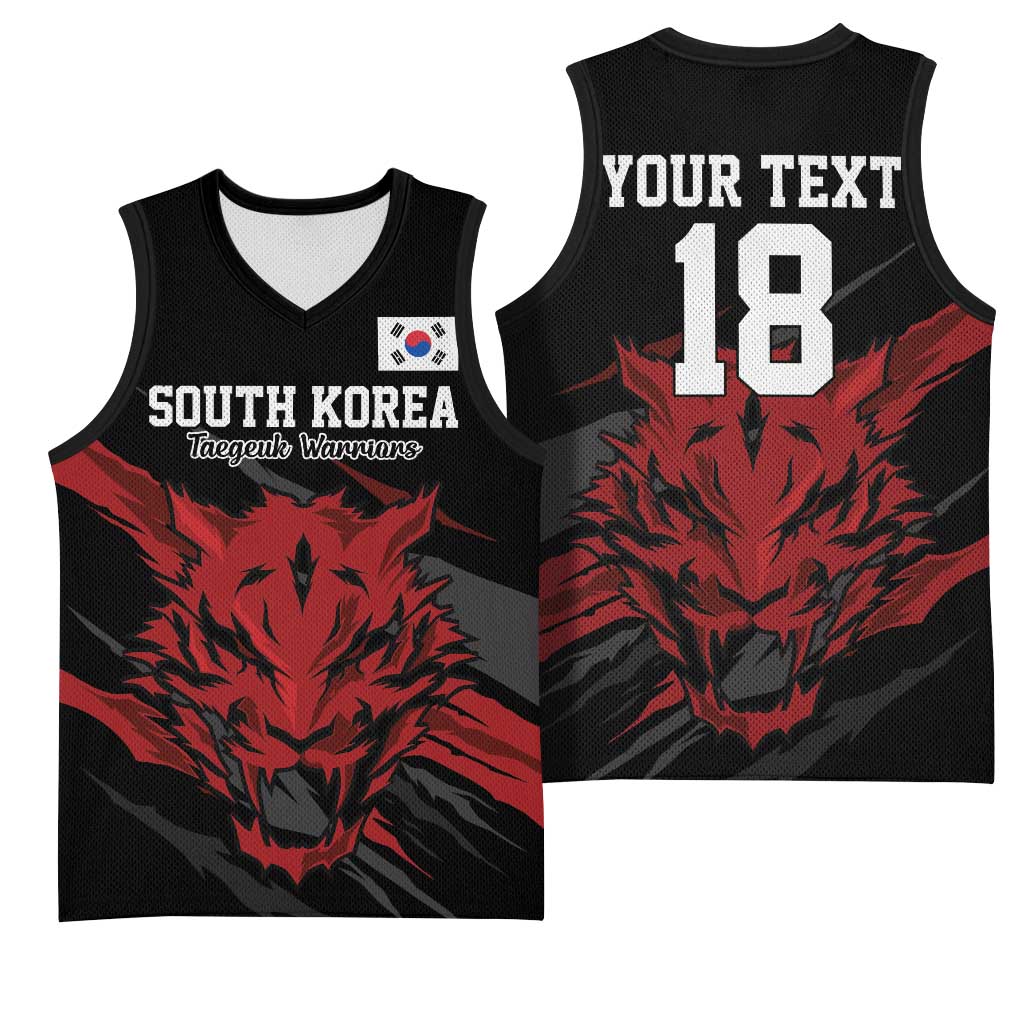 Custom South Korea Football Basketball Jersey Taegeuk Warriors Spirit - Wonder Print Shop