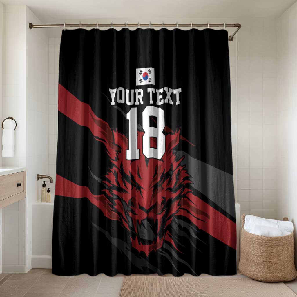 Custom South Korea Football Bathroom Set Taegeuk Warriors Spirit - Wonder Print Shop
