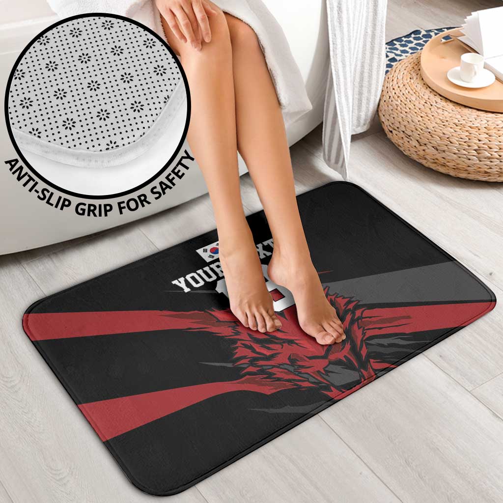 Custom South Korea Football Bathroom Set Taegeuk Warriors Spirit - Wonder Print Shop