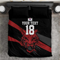 Custom South Korea Football Bedding Set Taegeuk Warriors Spirit - Wonder Print Shop