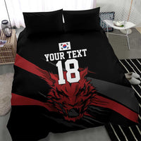 Custom South Korea Football Bedding Set Taegeuk Warriors Spirit - Wonder Print Shop