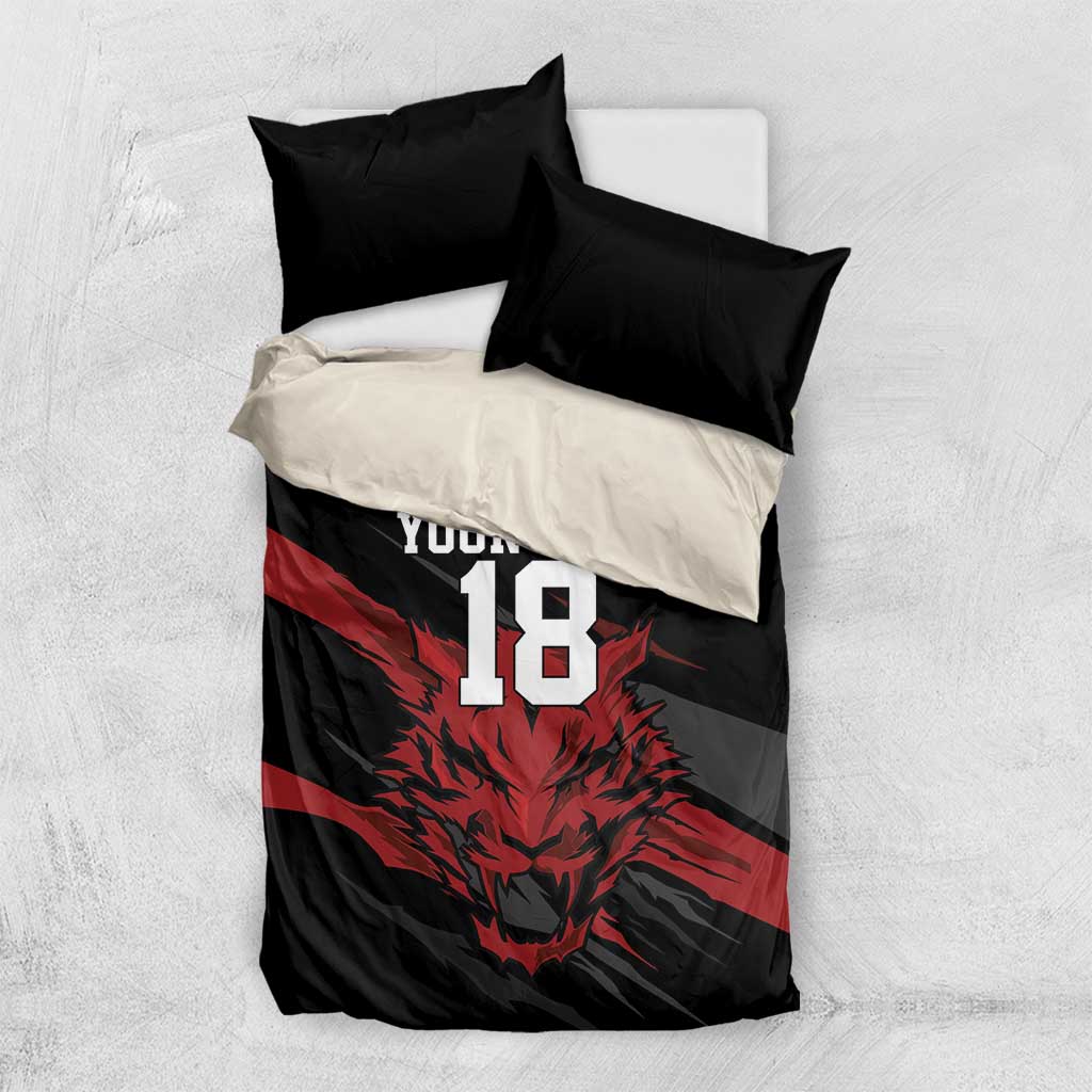 Custom South Korea Football Bedding Set Taegeuk Warriors Spirit - Wonder Print Shop